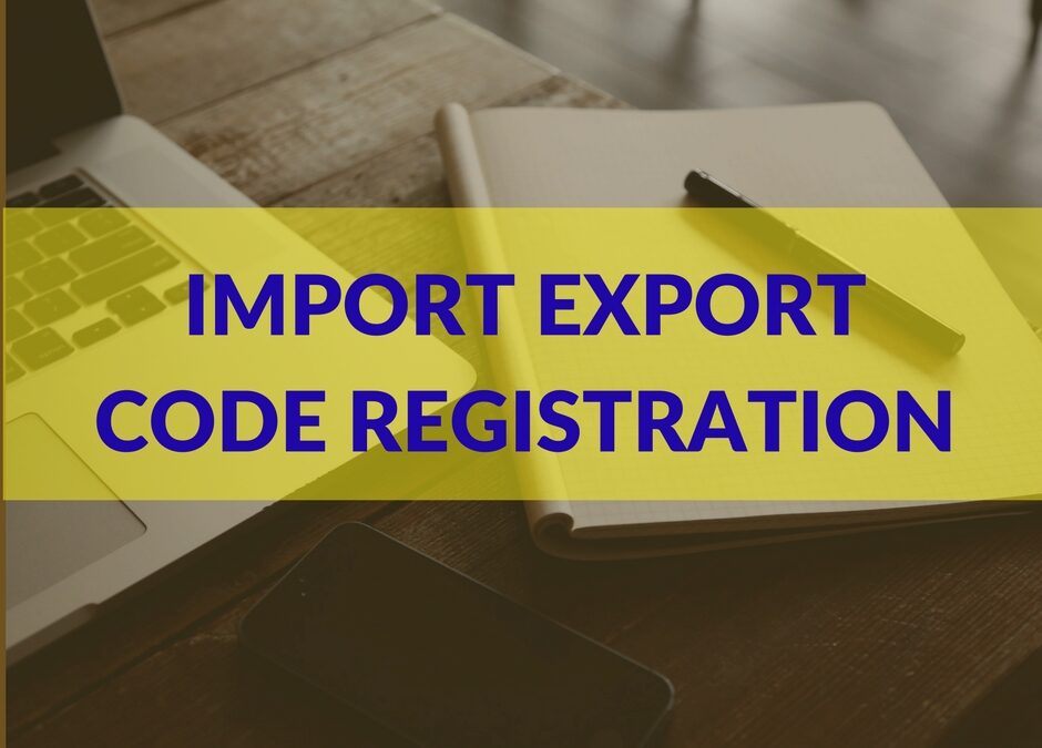 IMPORT AND EXPORT REGISTRATION CODE